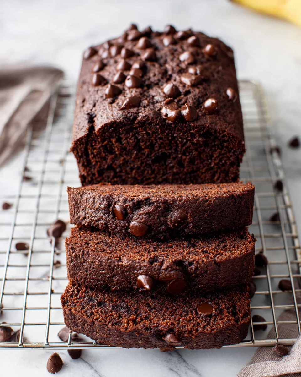 Healthy Chocolate Banana Bread Recipe