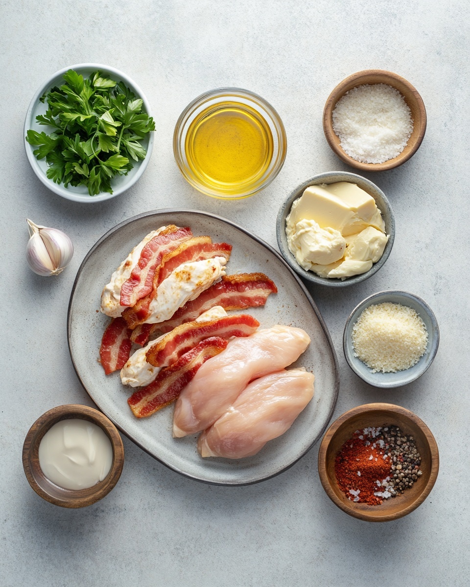 Three golden-brown croissants are lined up on a wooden board. Each croissant is filled with several layers: the base flaky, crisp pastry with visible layers, then a layer of melted white cheese with some browned spots on top, followed by thin slices of reddish pepperoni peeking out from under the cheese. The top of the croissants is shiny and sprinkled with small green herbs. The background is a white marbled texture. photo taken with an iphone --ar 4:5 --v 7