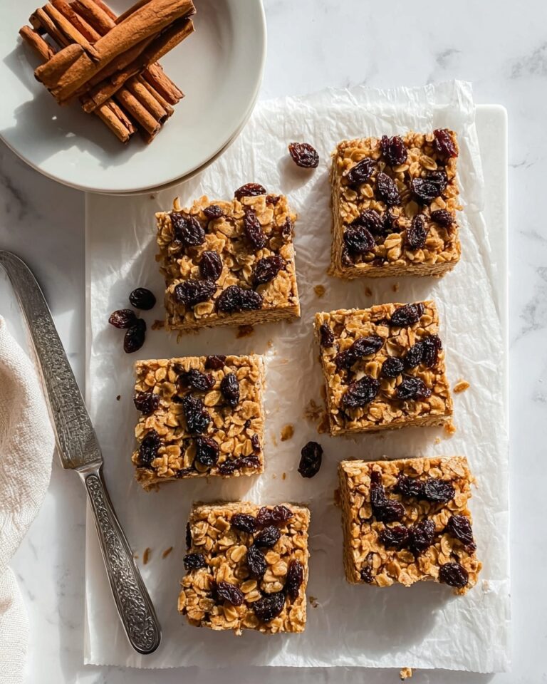 Chewy Oatmeal Raisin Bars Recipe