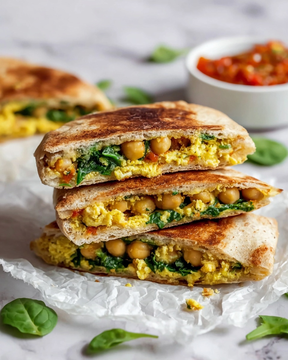 Healthy Spinach Bean Breakfast Quesadilla Recipe