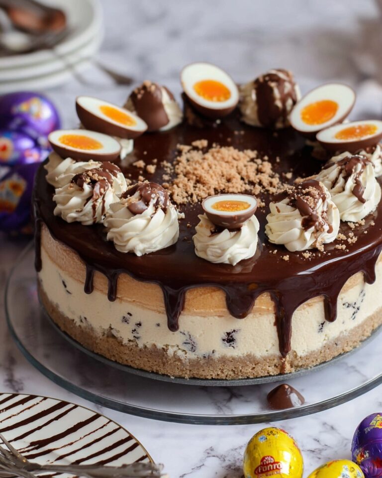 No-Bake Creme Egg Cheesecake Recipe