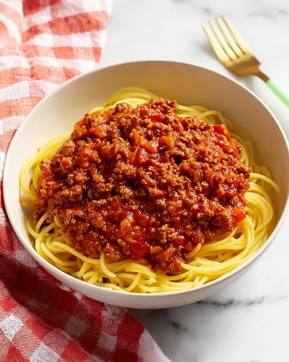 Filipino Spaghetti with Sweet Sauce Recipe