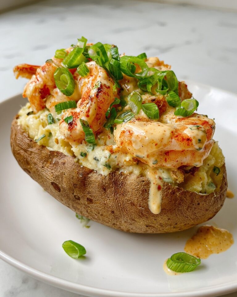 Creamy Cajun Shrimp Baked Potatoes Recipe