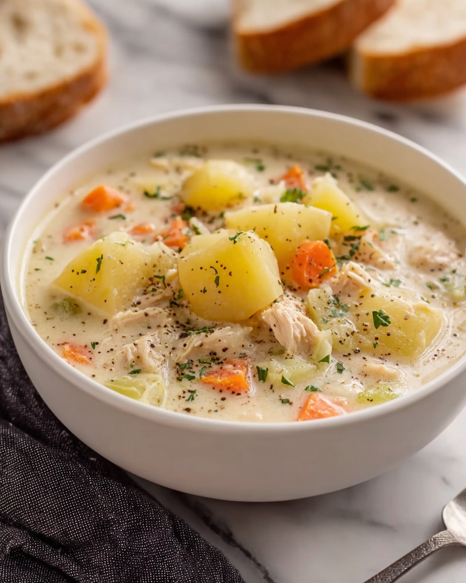 Slow Cooker Garlic Parmesan Chicken Stew Recipe
