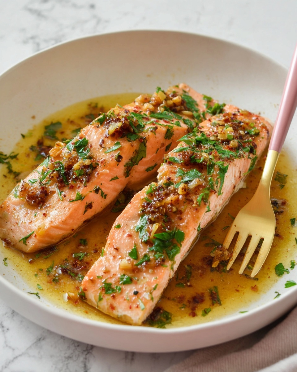 Honey Garlic Butter Salmon Recipe