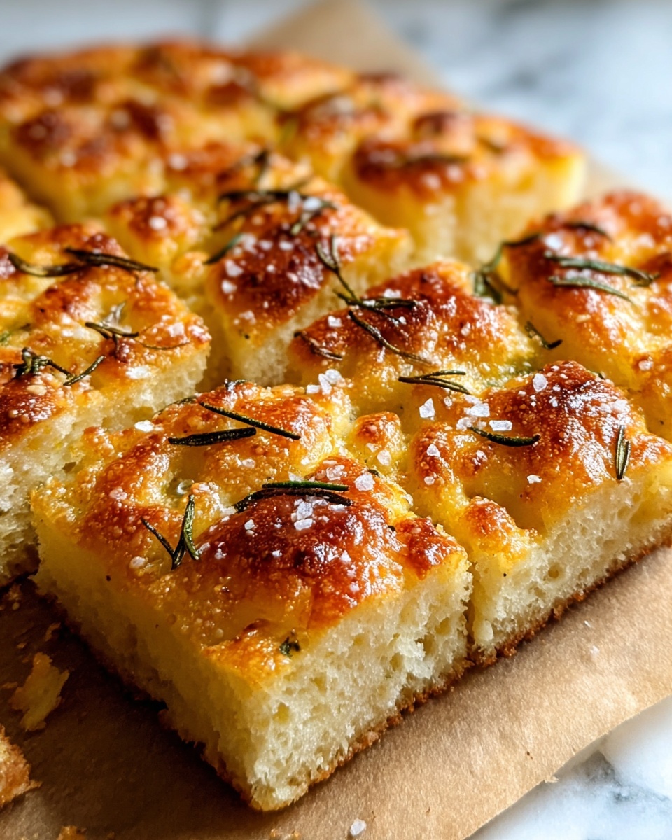 Crispy and Cheesy Garlic Parmesan Focaccia Bread Recipe