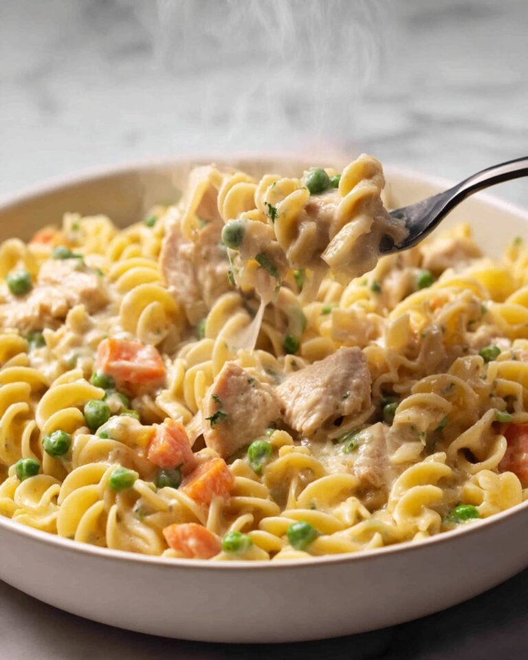 Quick Chicken Pot Pie Pasta Recipe