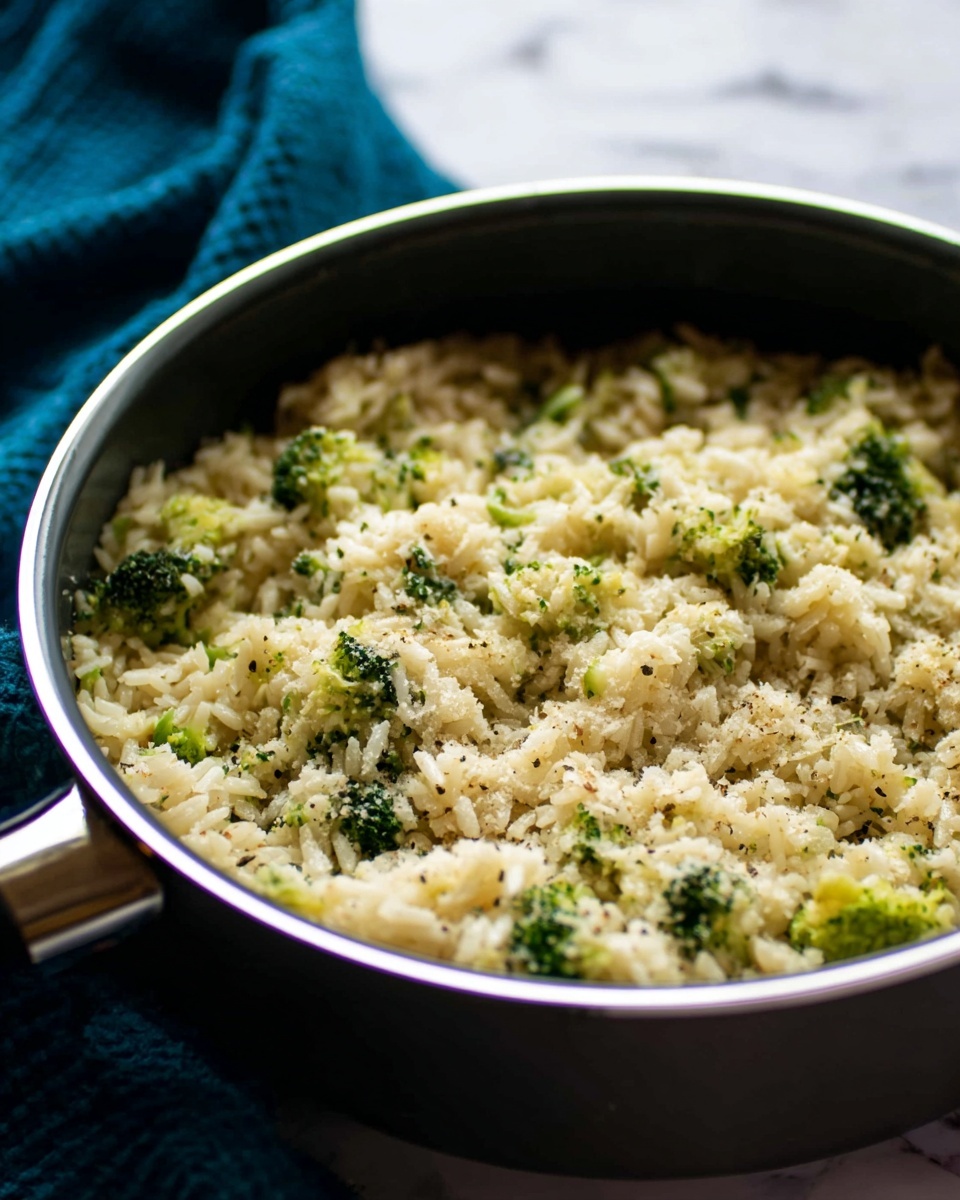 Easy Broccoli Cheese Rice Recipe