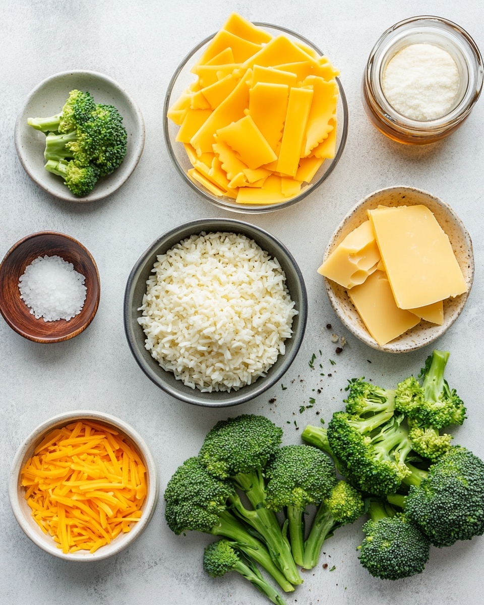 A close-up view of a pan filled with a mixed dish of cooked rice and small broccoli florets, evenly spread out across the pan. The rice is soft and white, mixed with green broccoli pieces throughout, sprinkled lightly with black pepper and grated cheese on top. The pan has a dark interior and a silver rim, resting on a white marbled surface with a blurred blue cloth in the background. The texture shows a mix of fluffy rice grains and tender broccoli bits. photo taken with an iphone --ar 4:5 --v 7