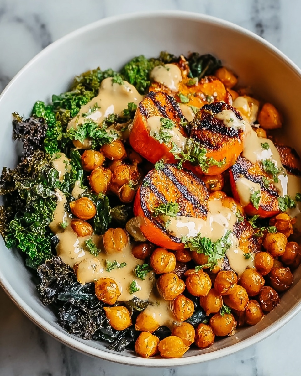 One-Pan Roasted Carrot and Chickpea Bowl Recipe