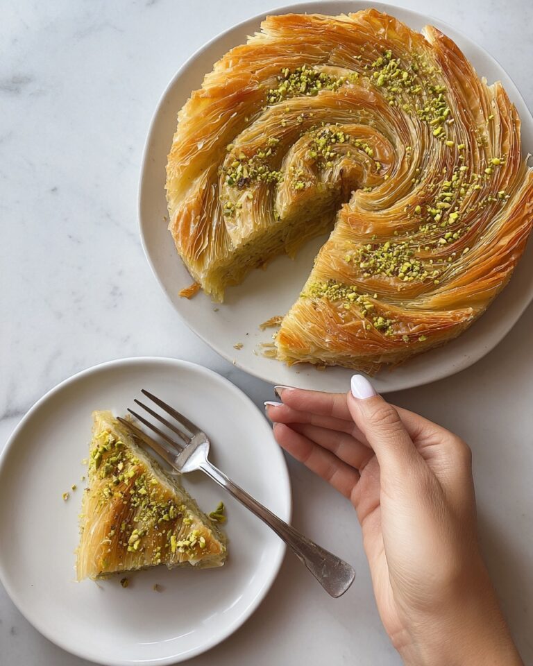 Baklava Pistachio Cheesecake Recipe