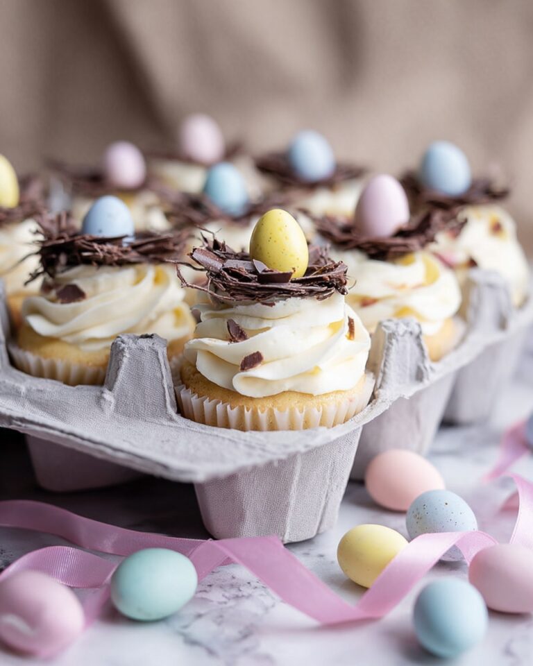 White Chocolate Easter Cupcakes Recipe