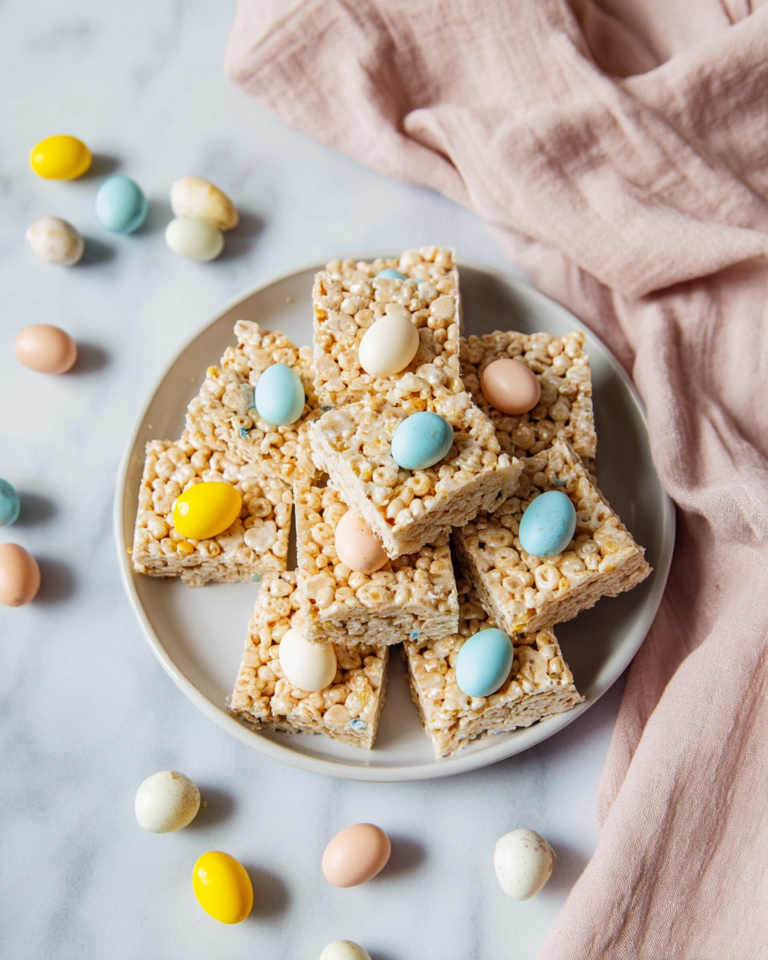 Easter Mini Egg Rice Krispie Treats Recipe