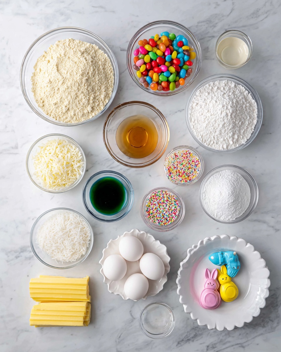 The image shows a stack of six colorful cookies, each cookie made with three color layers: pink, green, and yellow. The cookies are thick and soft, with chocolate chips scattered through all the layers. The front cookie lies flat showing the three colors side by side, while the other five cookies form a neat pile behind it. All cookies have a rough, bumpy texture with visible chocolate chips embedded. They sit on a flat surface with a white marbled texture, and there is a pink and white checkered cloth blurred in the background. photo taken with an iphone --ar 4:5 --v 7