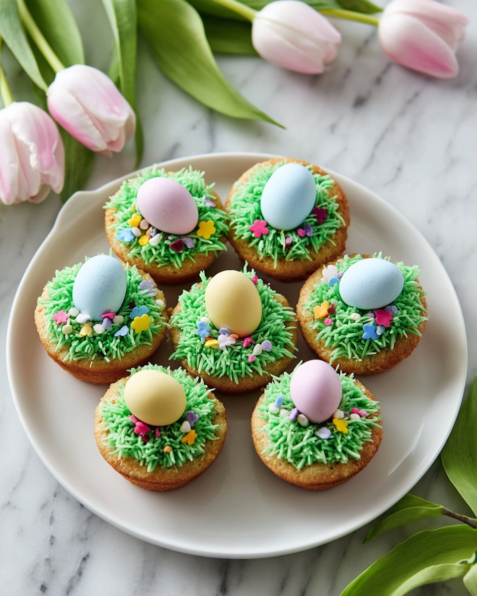 Easter Egg Bird Nest Cookie Cups Recipe