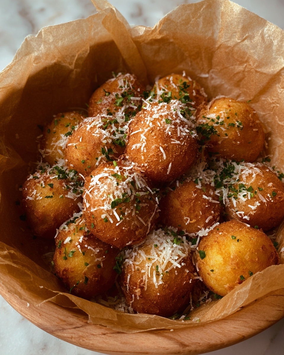 Cheesy Parmesan Potato Balls Recipe