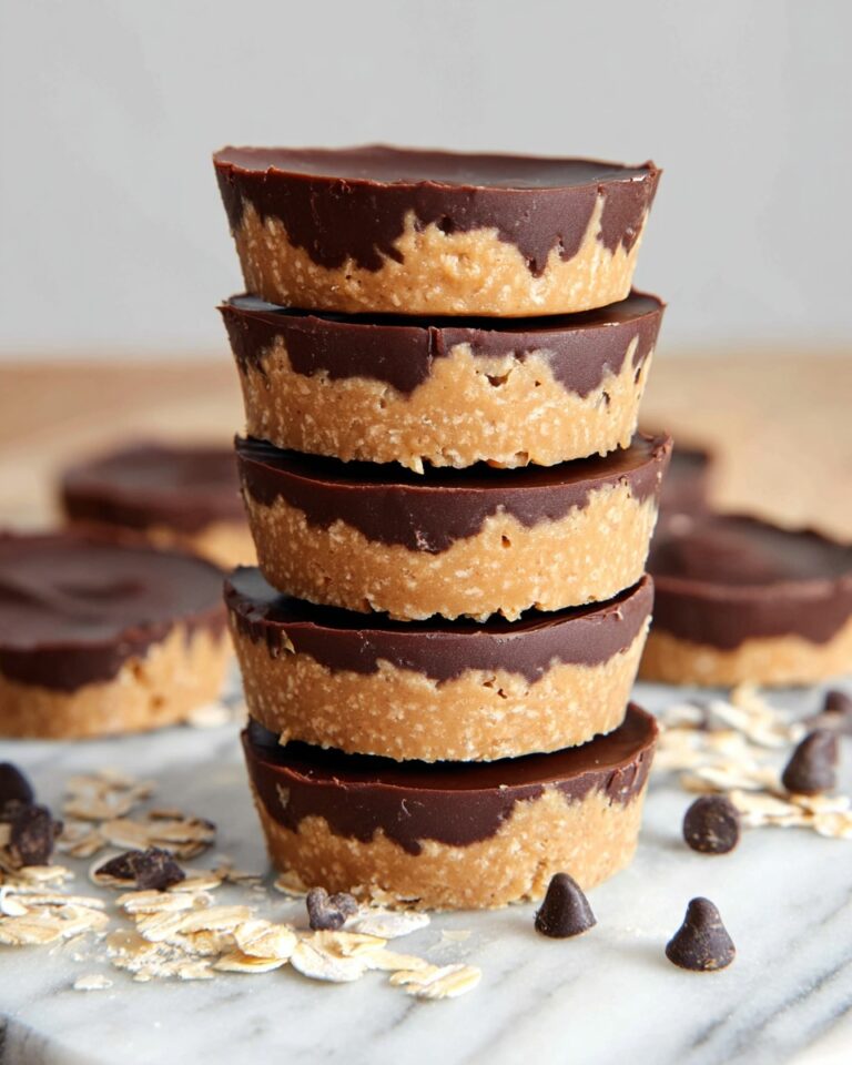 No Bake Peanut Butter Oat Cups Recipe