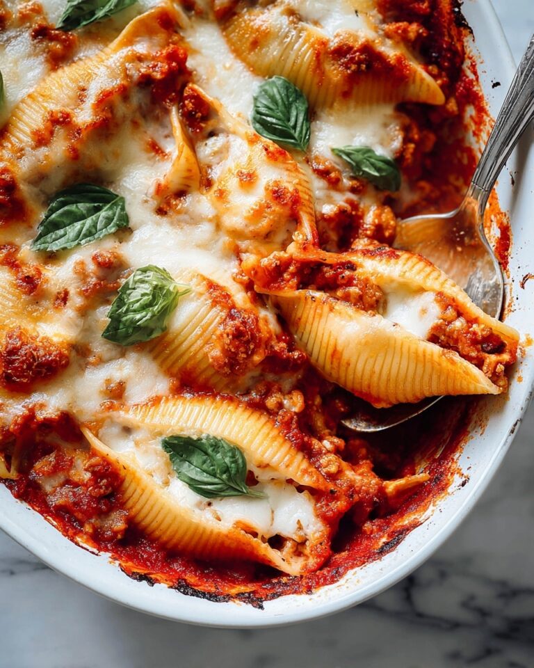 Stuffed Shells with Meat and Ricotta Cheese Recipe