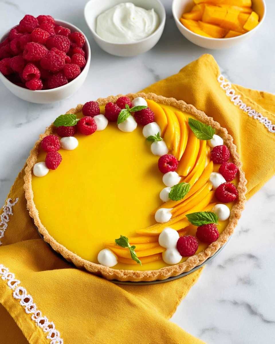 Mango Curd Tart Recipe