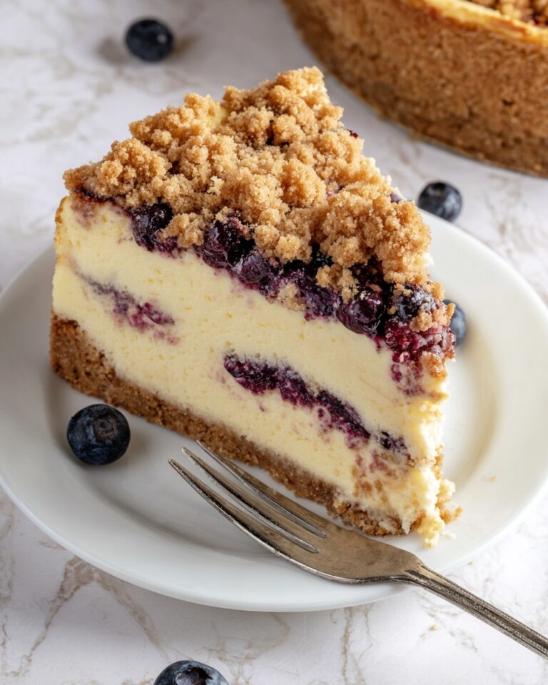 Blueberry Crumble Cheesecake Recipe