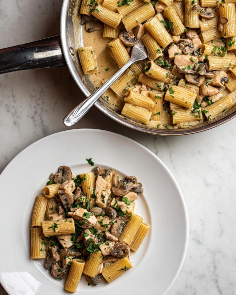Easy Chicken and Mushroom Pasta Recipe