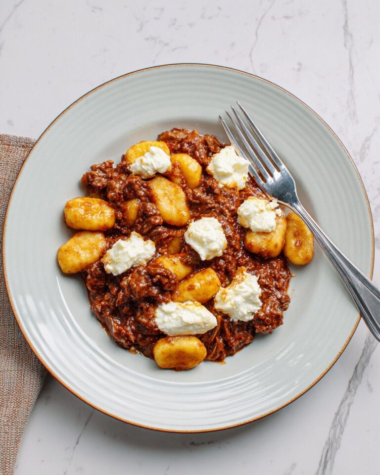 Baked Gnocchi Bolognese Recipe