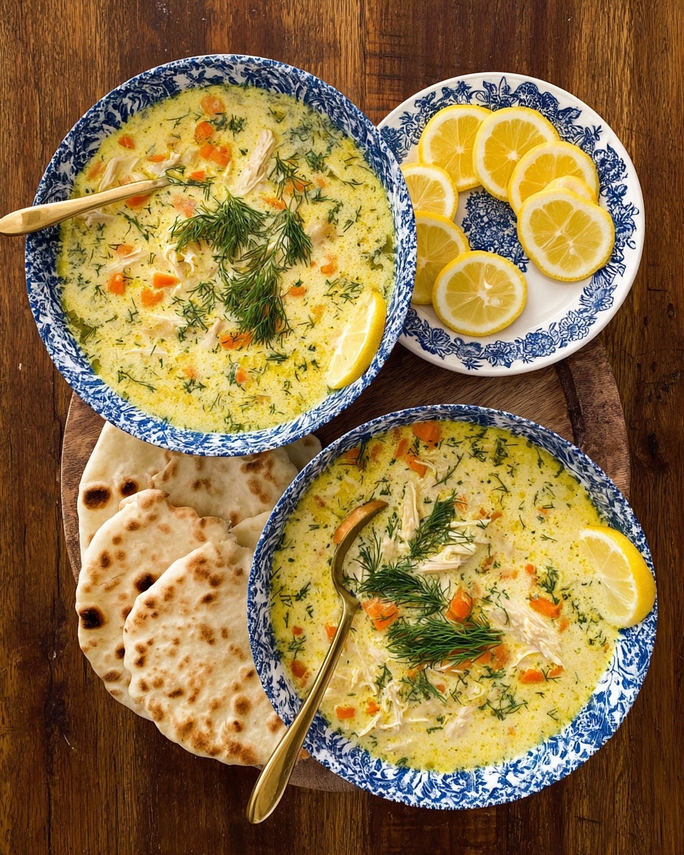 Avgolemono (Greek Chicken Pasta Soup) Recipe