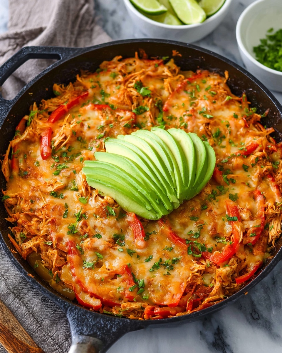 Easy and Cheesy Chicken Fajitas Casserole Recipe