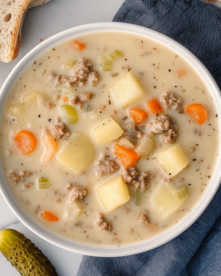 Cheeseburger Soup Recipe