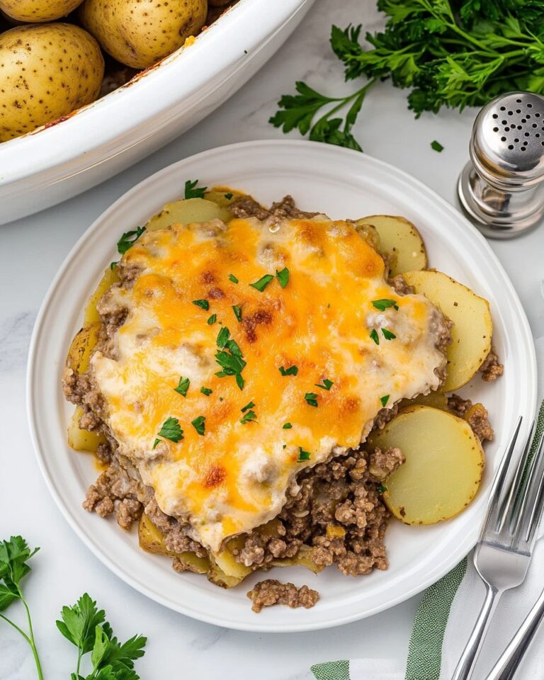 Slow Cooker Ground Beef and Potatoes Casserole Recipe
