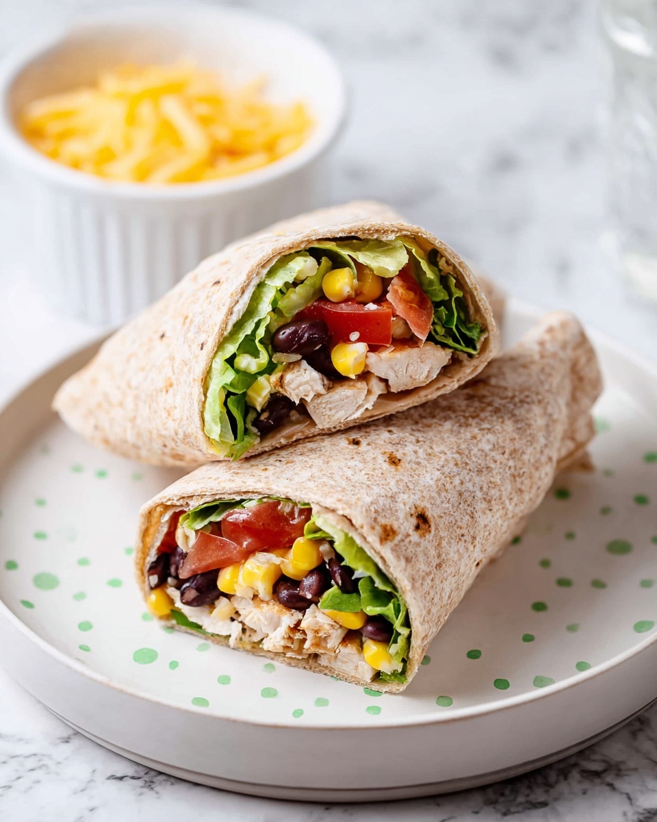Easy Southwest Chicken Wrap Recipe