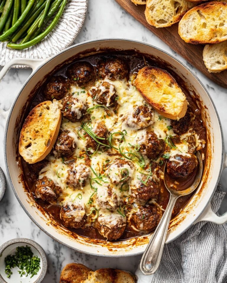 French Onion Meatballs Recipe