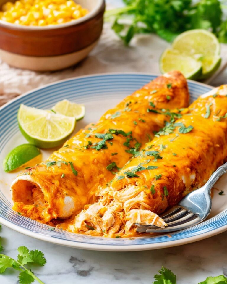 High Protein Chicken Enchiladas Recipe