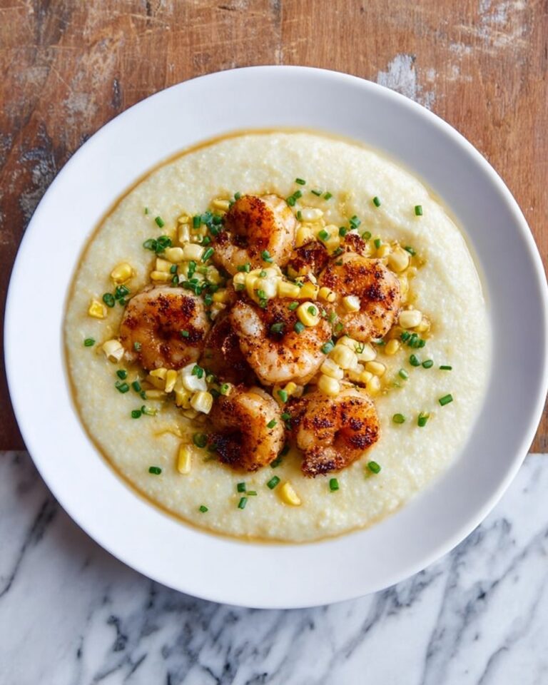 Gouda Grits with Smoky Brown Butter Shrimp Recipe