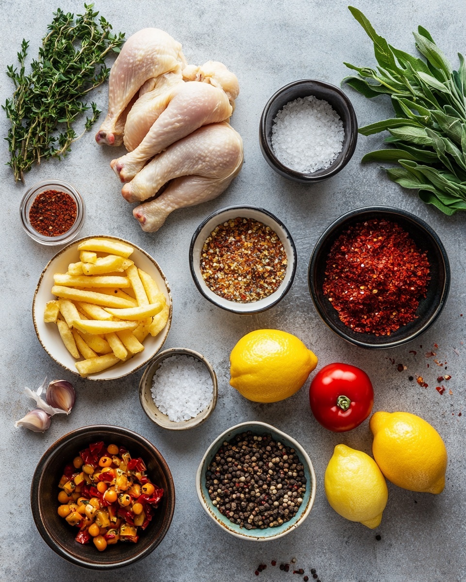 A whole roasted chicken is shown lying flat on a white marbled tray, its skin golden brown with darker, crispy char spots all over. The chicken is spread out with legs and wings stretched to the sides, showing a textured surface with a mix of smooth golden areas and rough blackened char patches. Juices and bits of seasoning surround the chicken on the tray, adding a glistening effect. The background has a white marbled texture, and a woman's hand is seen in the corner holding the edge of the tray. photo taken with an iphone --ar 4:5 --v 7
