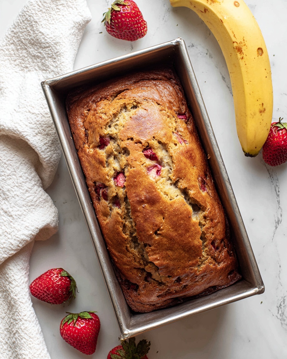 Strawberry Banana Bread Recipe