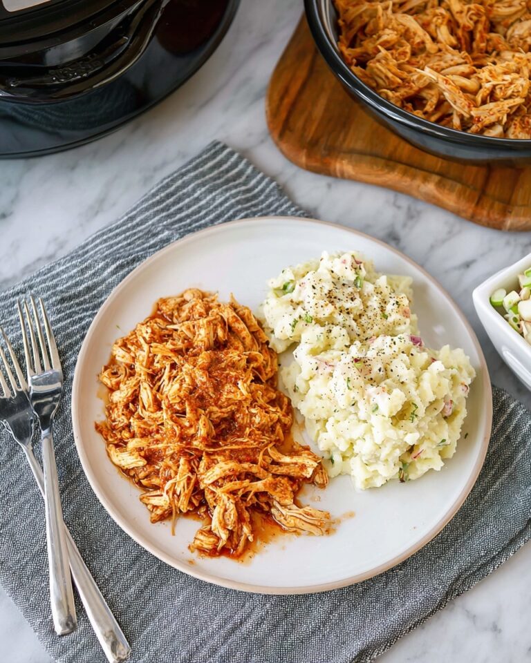 Keto Crockpot BBQ Chicken Recipe
