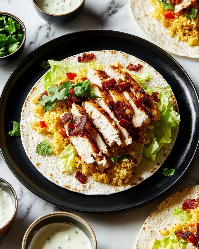 Crispy Chicken Bacon Ranch Wrap Recipe