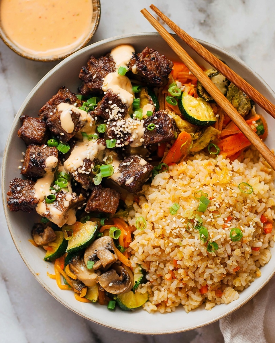 Hibachi Steak Bowls Recipe