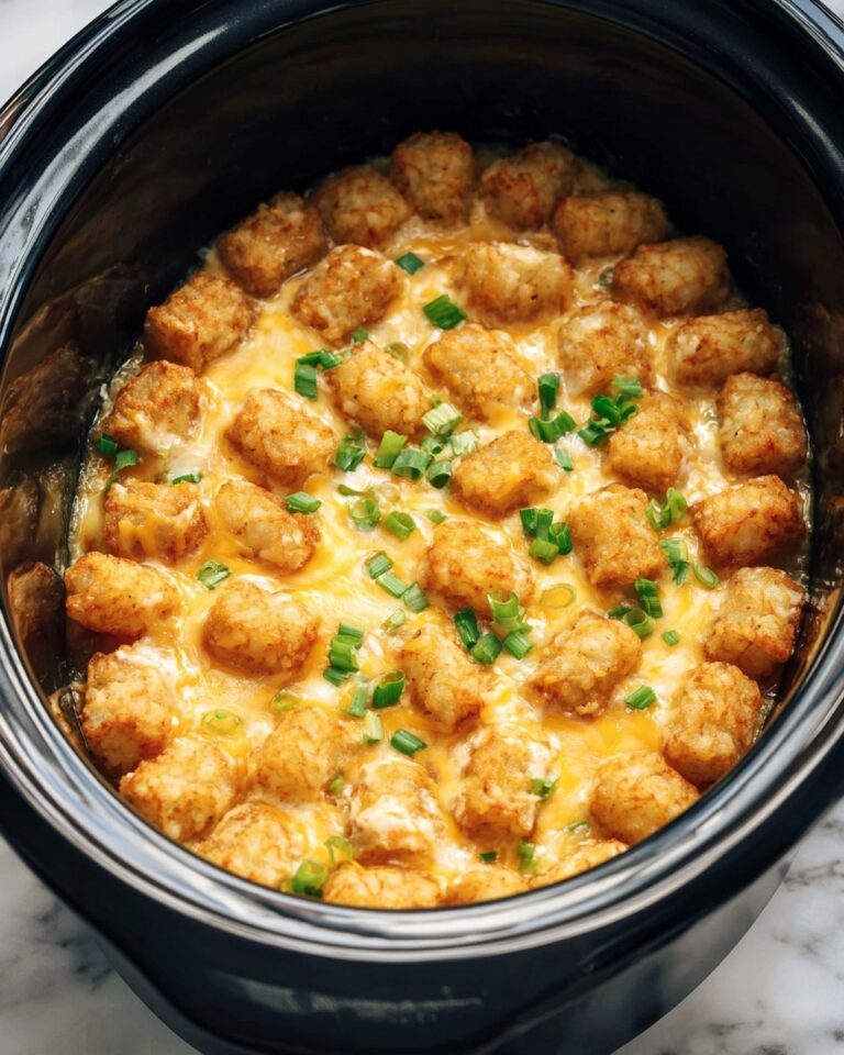 Crock Pot Chicken Bacon Ranch Tater Tot Casserole Recipe