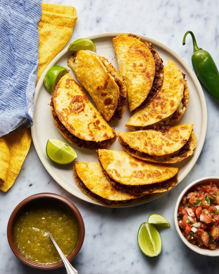 Crispy Beef Tacos with Cheddar, Pinto Beans, and Fresh Toppings Recipe
