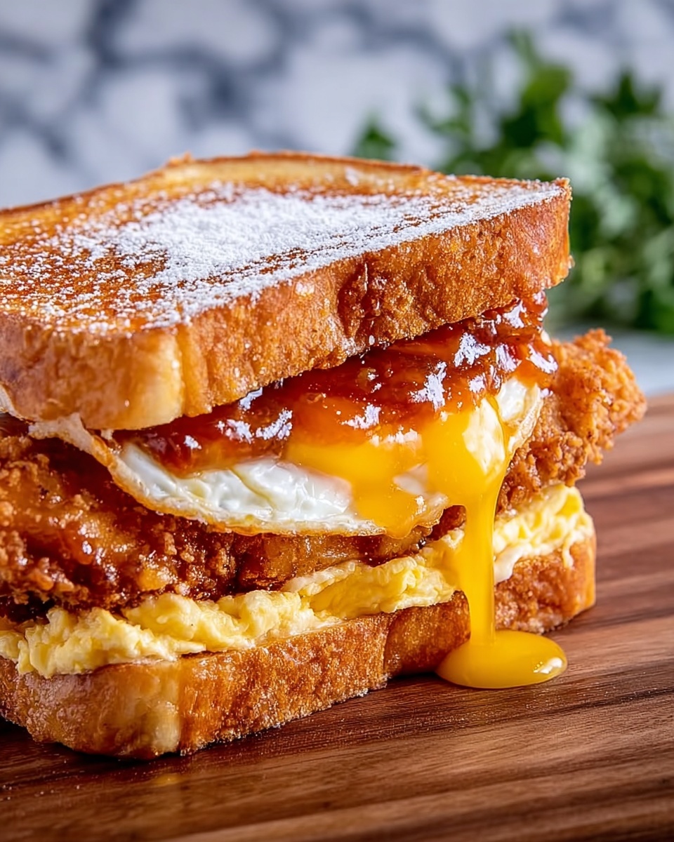 French Toast Fried Chicken Sandwich Recipe
