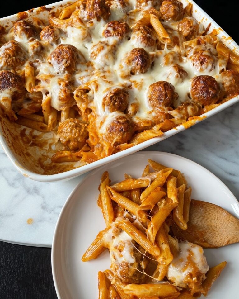 Dump & Bake Meatball Casserole Recipe