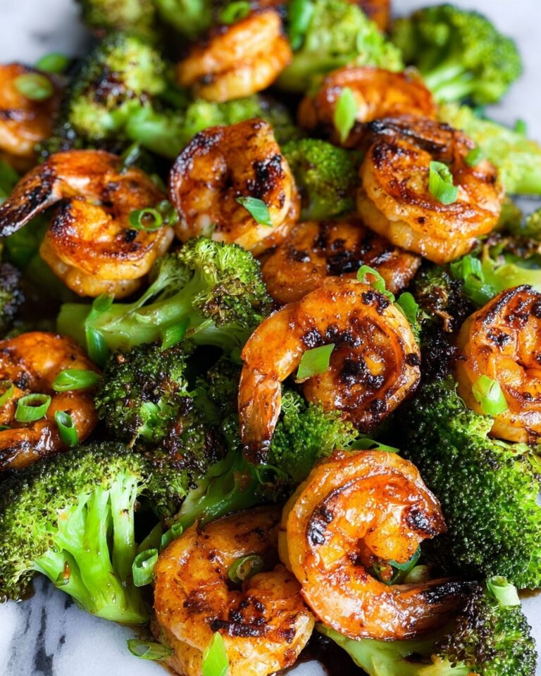 Honey Garlic Butter Shrimp and Broccoli Recipe
