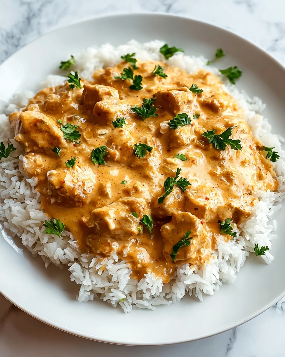 Creamy Smothered Chicken and Rice Recipe
