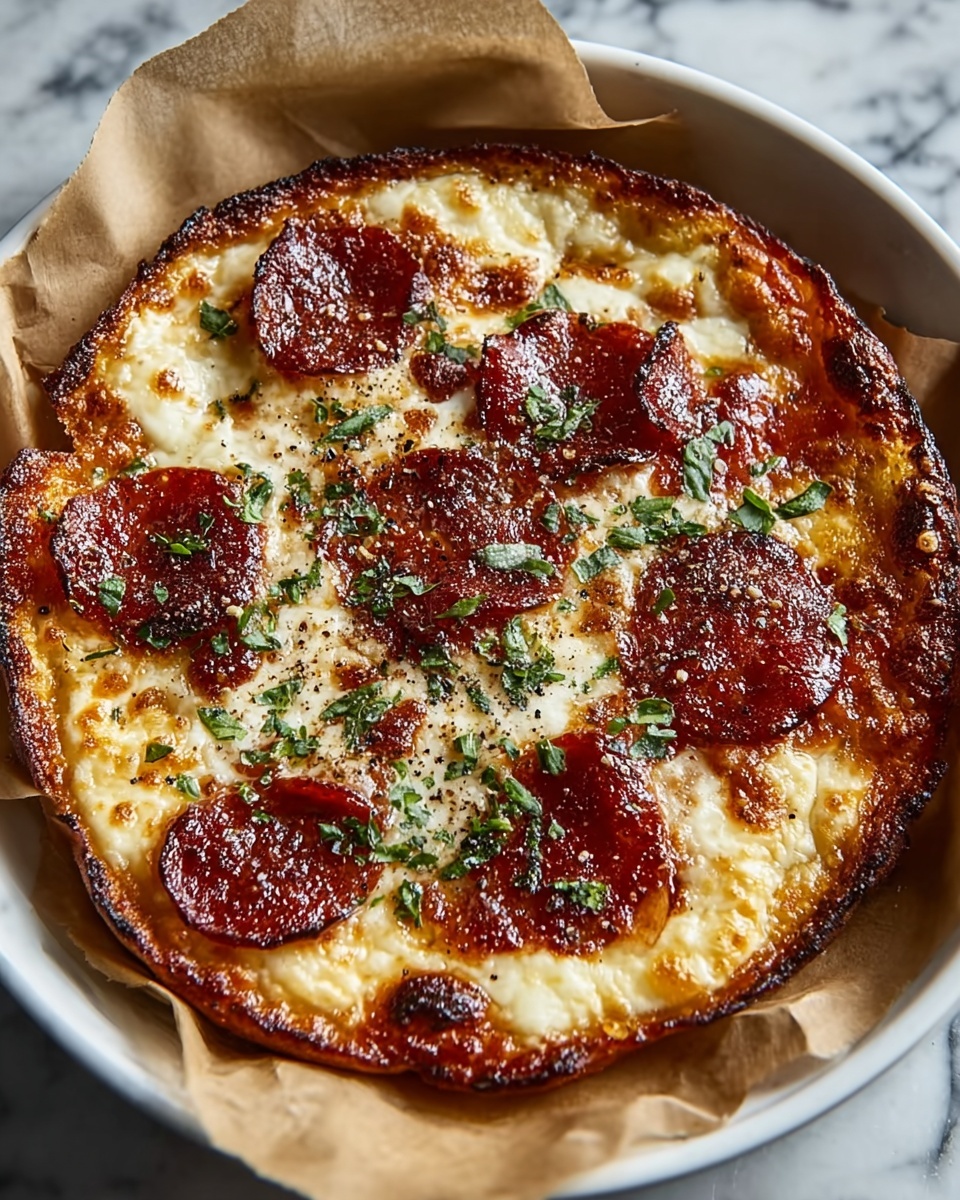 Cottage Cheese Pizza Bowl Recipe