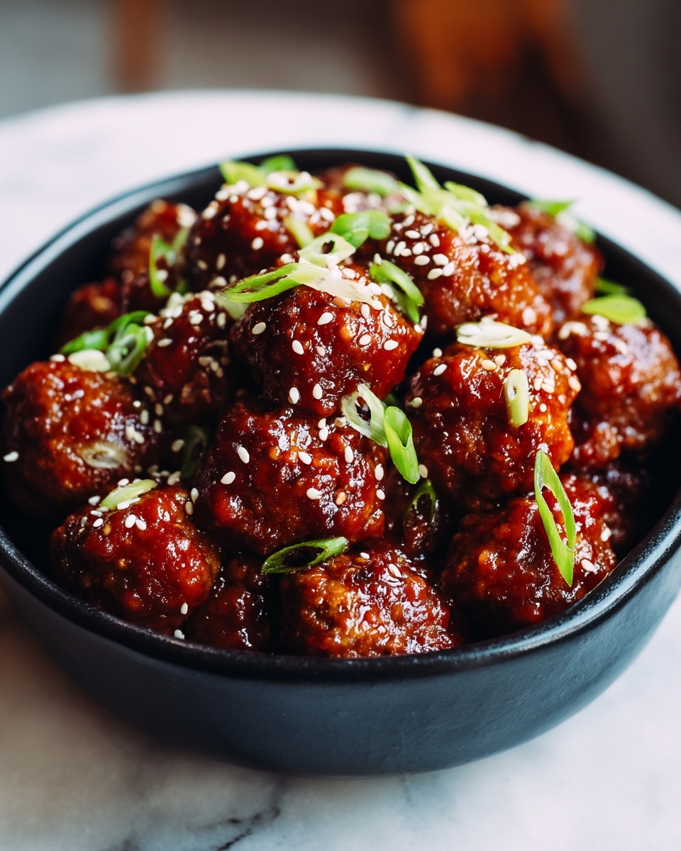 Honey Garlic Meatballs Recipe