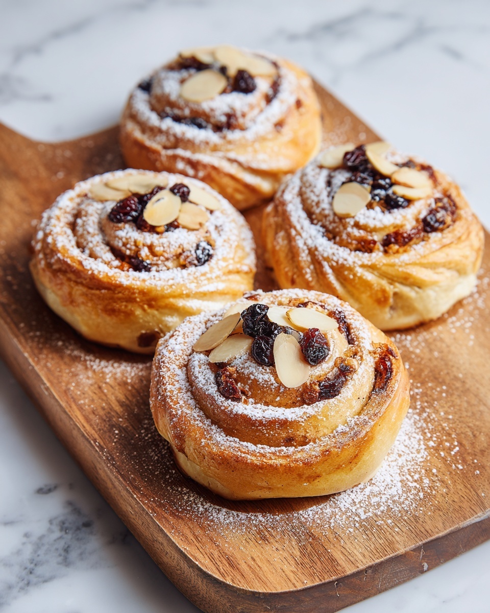 Almond Croissant Puff Pastry Swirl Recipe
