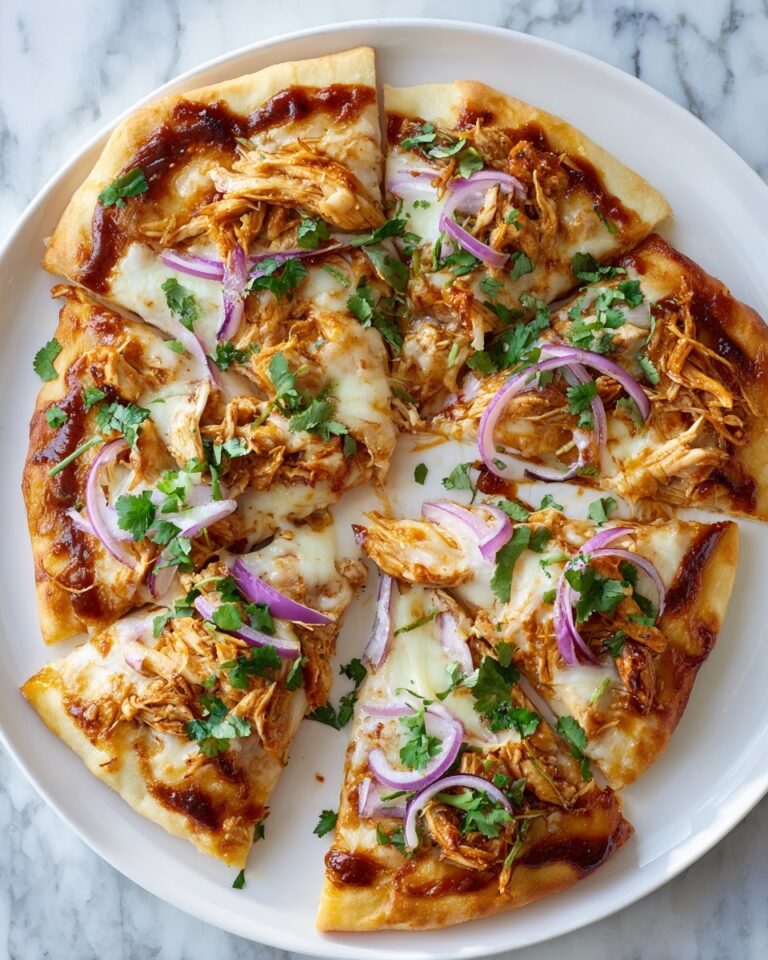 Easy BBQ Chicken Flatbread Recipe