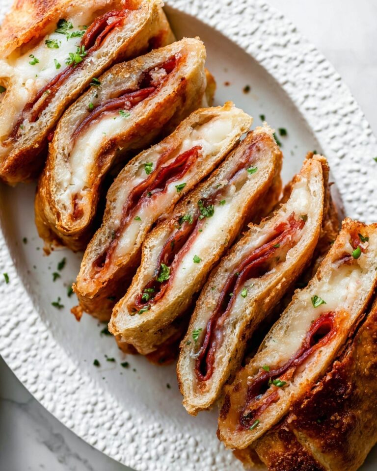 Homemade Stromboli with Layers of Meats and Cheese Recipe